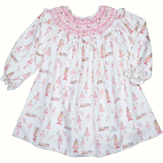Nutcracker Ballet Smocked Corduroy Dress Size 18M