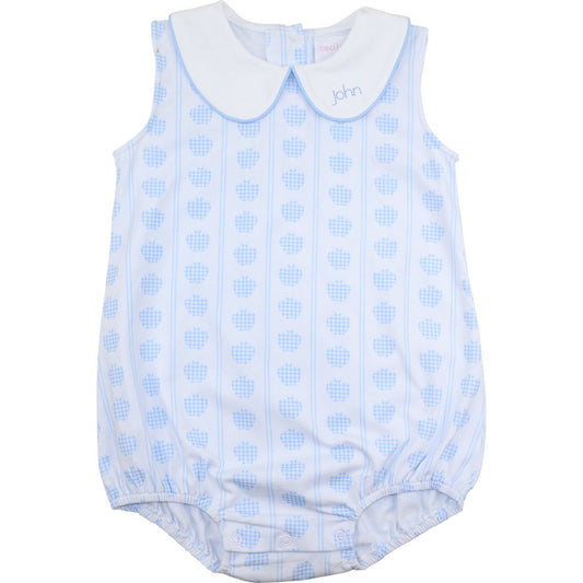 Blue Knit Apple Bubble