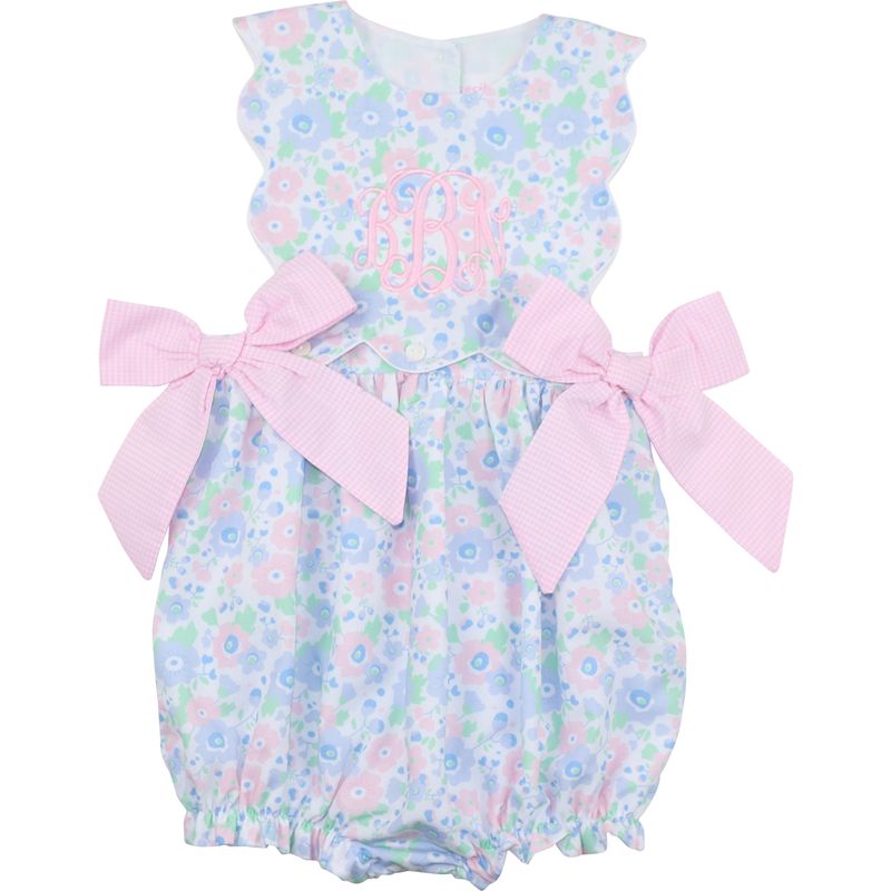 Pastel Floral Bow Bubble