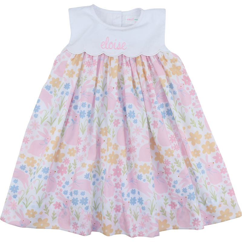 Pastel Floral Bunny Dress