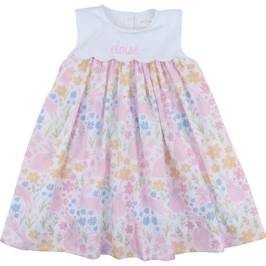 Pastel Floral Bunny Dress