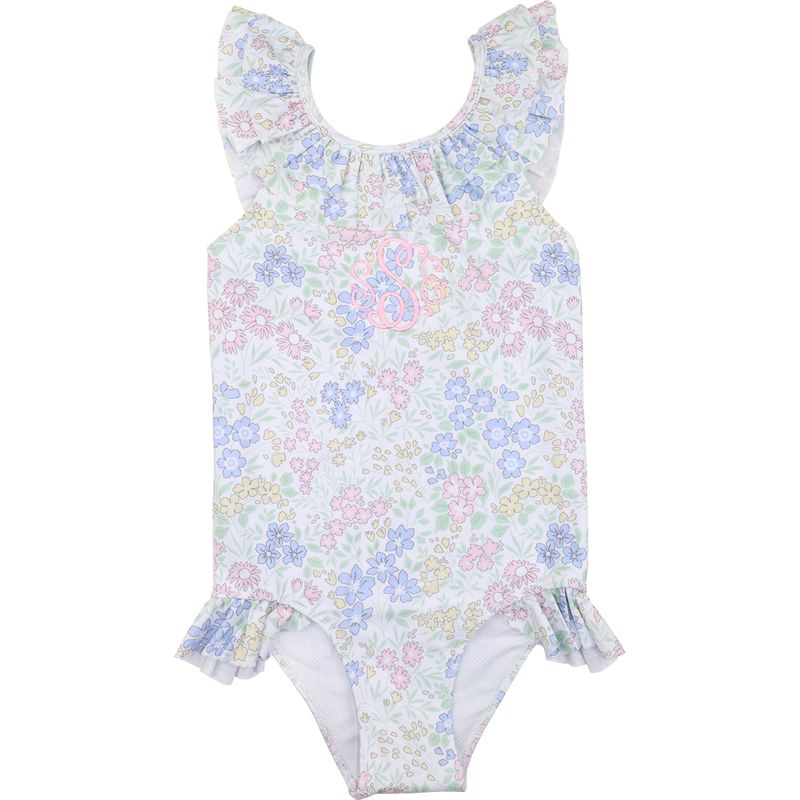 Pastel Garden Print Swimsuit