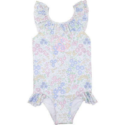 Pastel Garden Print Swimsuit