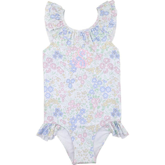Pastel Garden Print Swimsuit