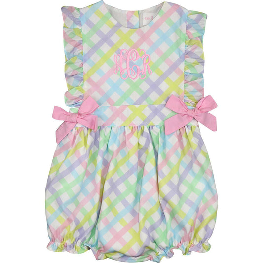 Pastel Plaid Bow Bubble1