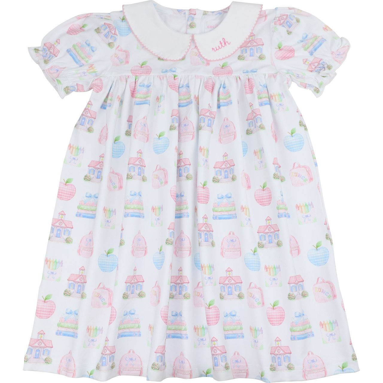 Pastel School House Knit Dress