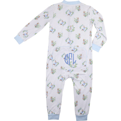 Peter Rabbit Bamboo Knit Zipper Pajamas2