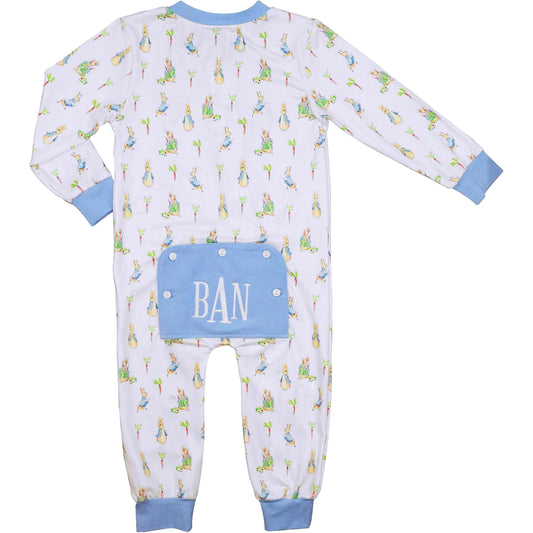 Peter Rabbit Knit Zipper Pajamas