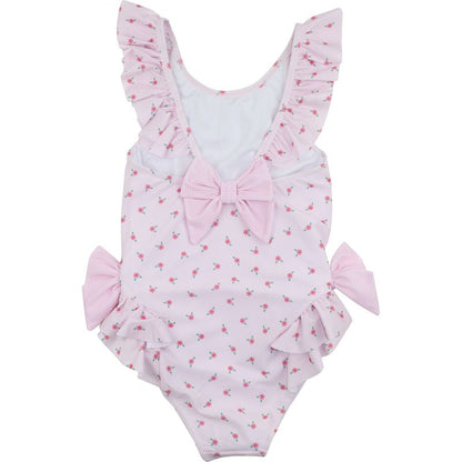 Petite Flower Bow Swimsuit