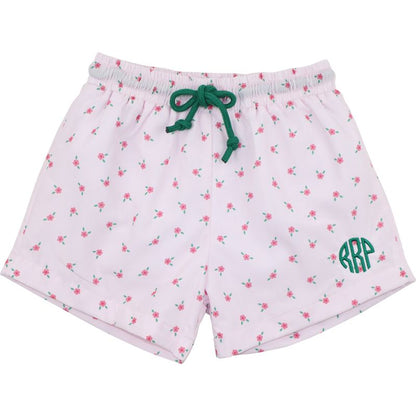 Petite Flower Swim Trunks