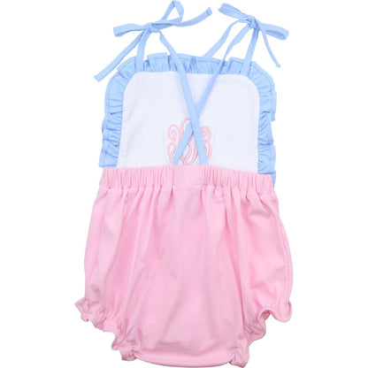 Pink And Blue Knit Bubble