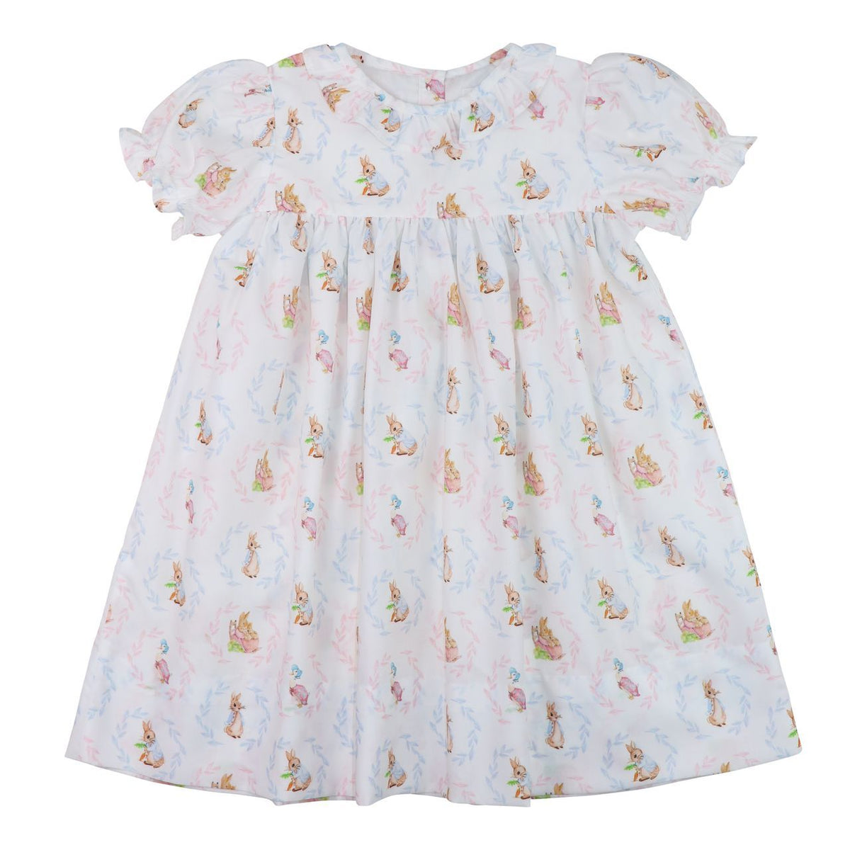 Pink And Blue Peter Rabbit Dress - Cecil & Lou