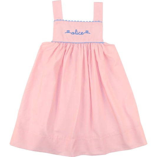 Pink And Blue Sun Dress