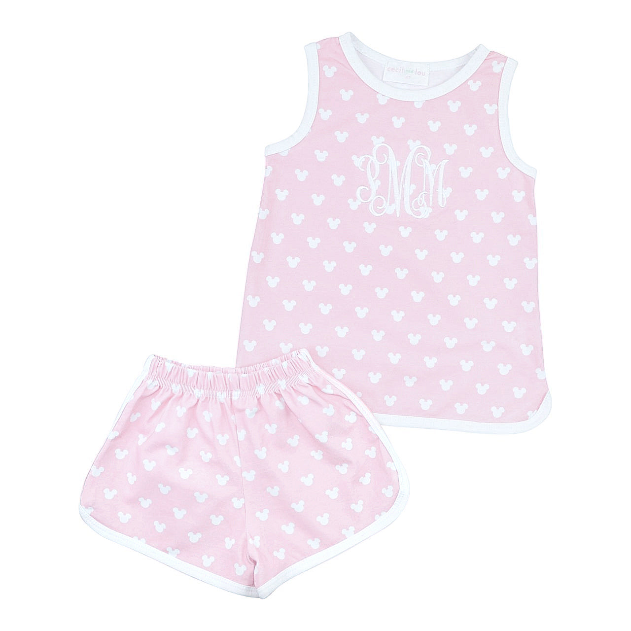 Pink And White Mouse Ears Knit Play Set