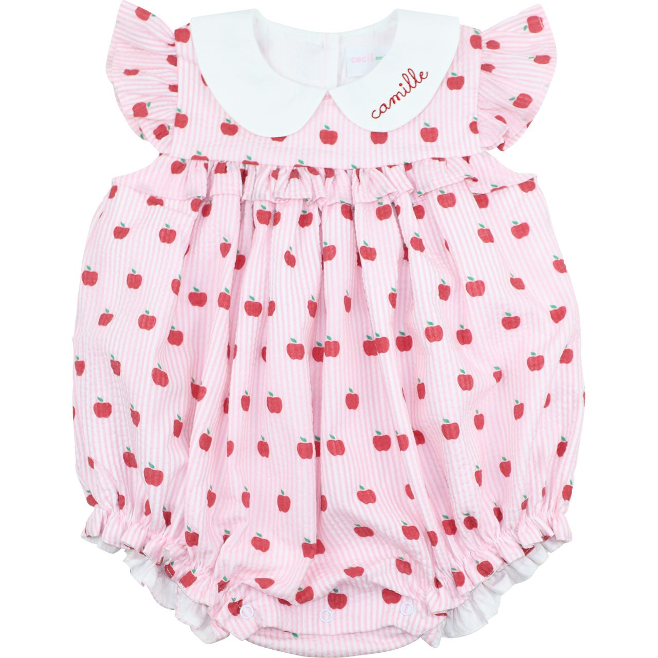 Pink Apple Print Bubble