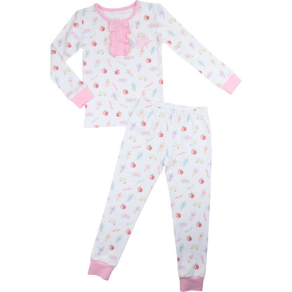 Pink Back To School Knit Pajamas