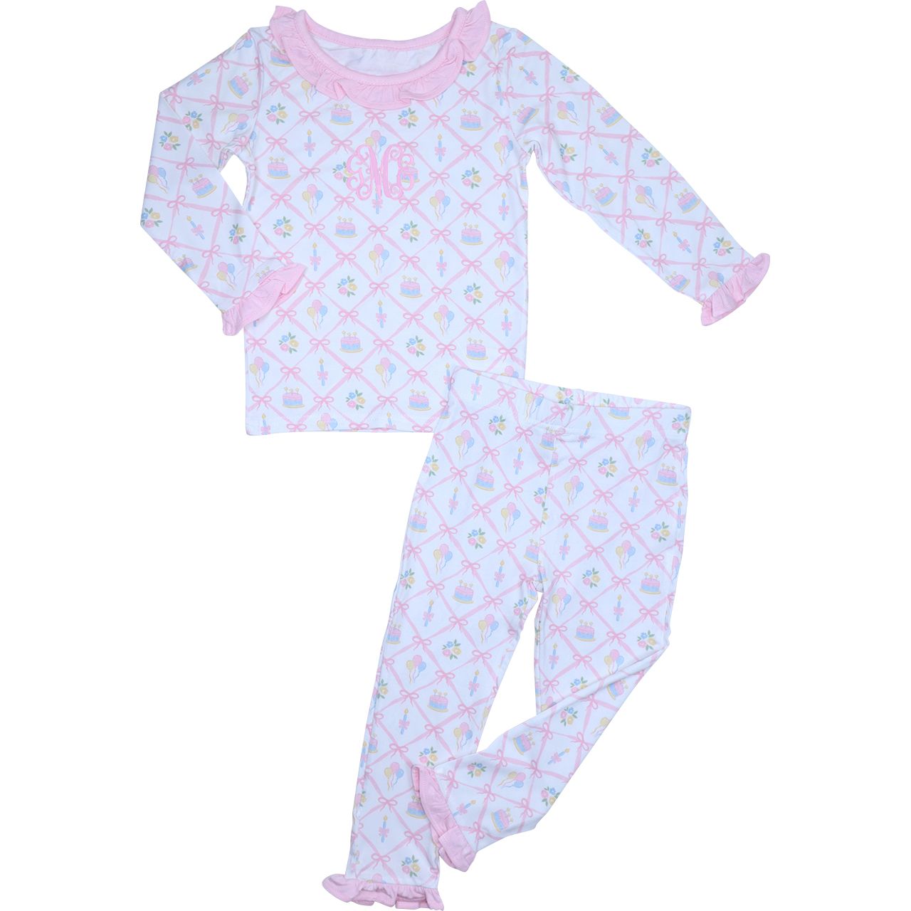 Pink Birthday Knit Pajamas