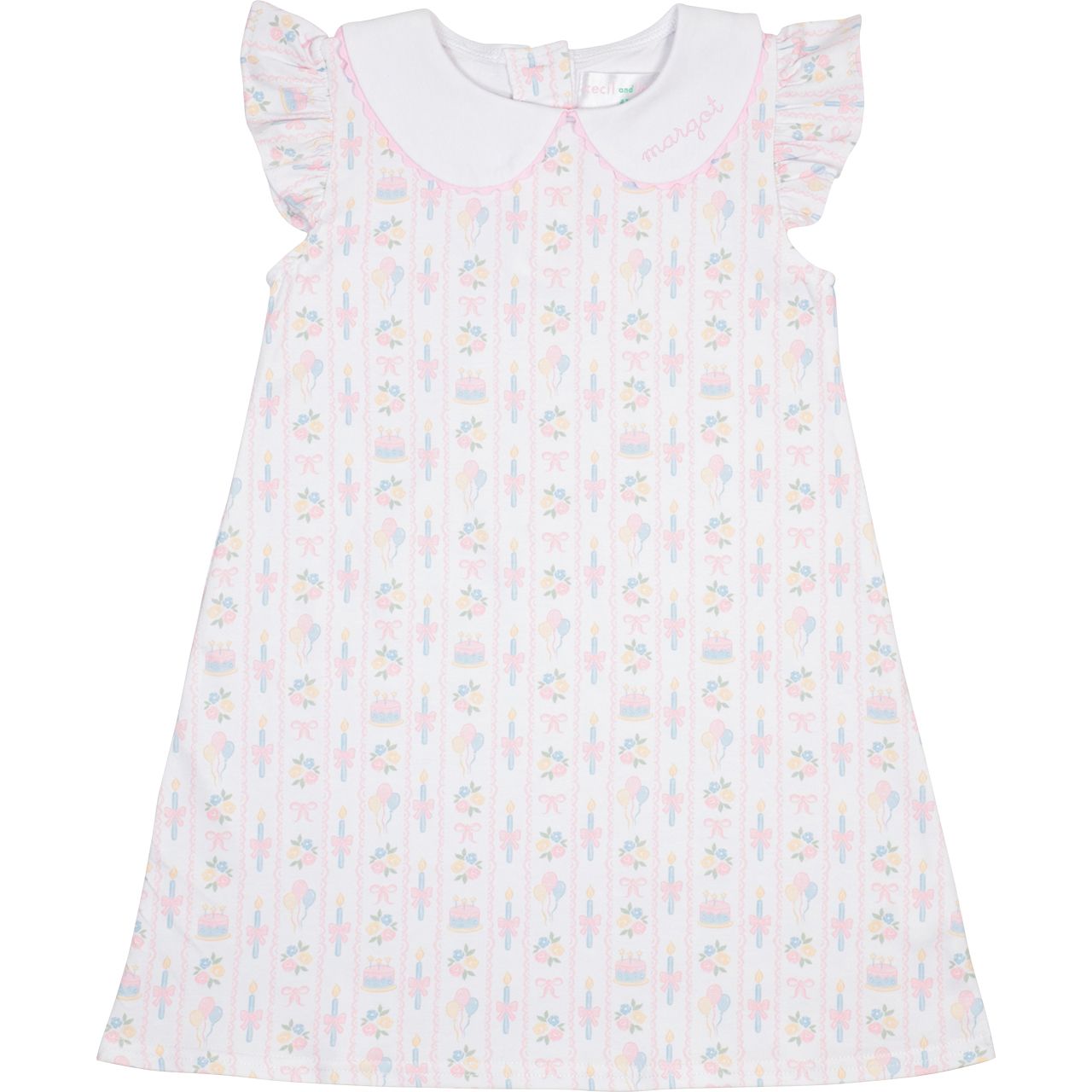 Pink Birthday Party Knit Dress