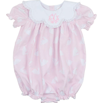 Pink Bunny Print Bubble