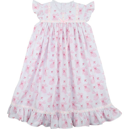 Pink Bunny Print Night Gown