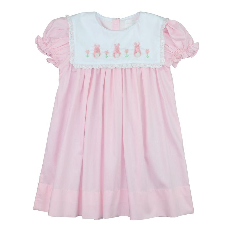 Pink Crochet Bunny Dress