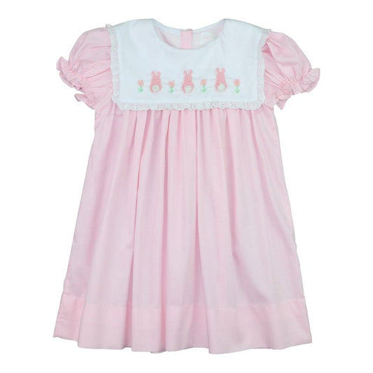 Pink Crochet Bunny Dress
