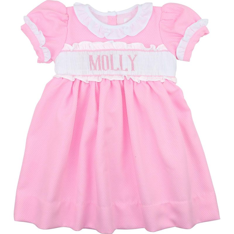 Pink Custom Smocked Dress