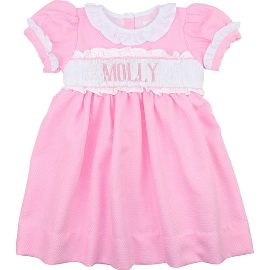 Pink Custom Smocked Dress