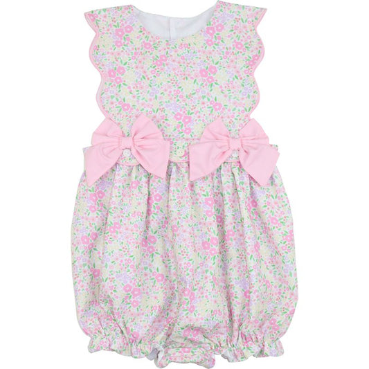 Pink Floral Bow Bubble