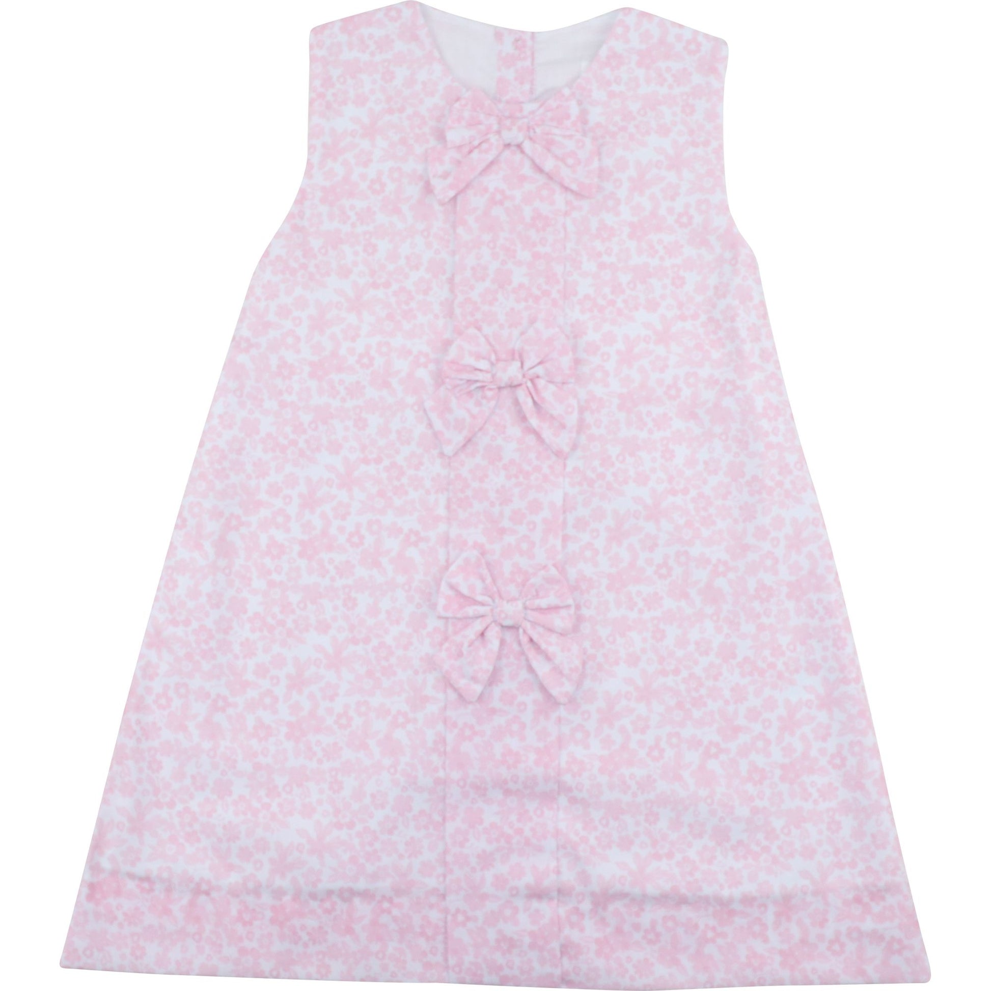 Pink Floral Bow Dress