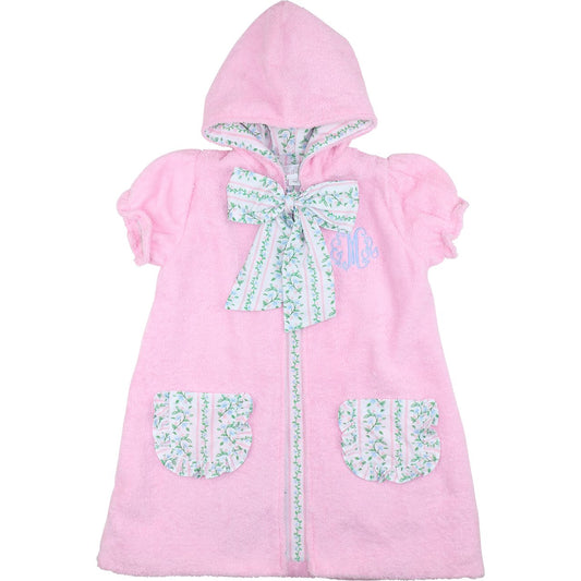 Pink Floral Vines Coverup