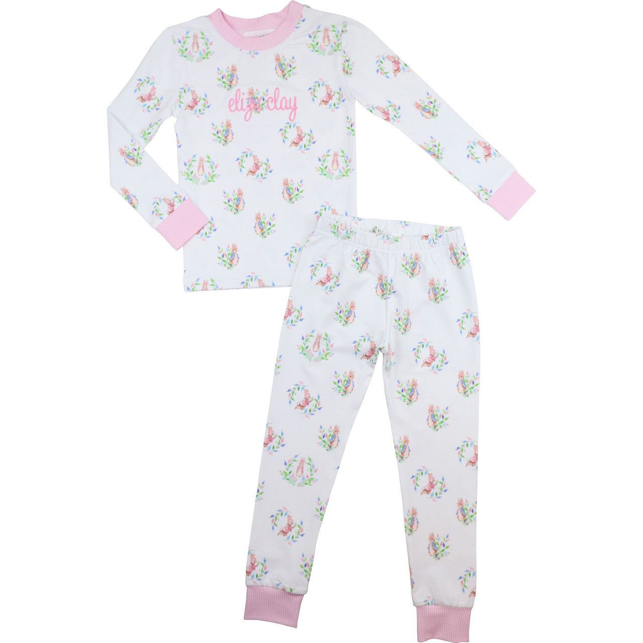 Pink Peter Rabbit Bamboo Knit Pajamas