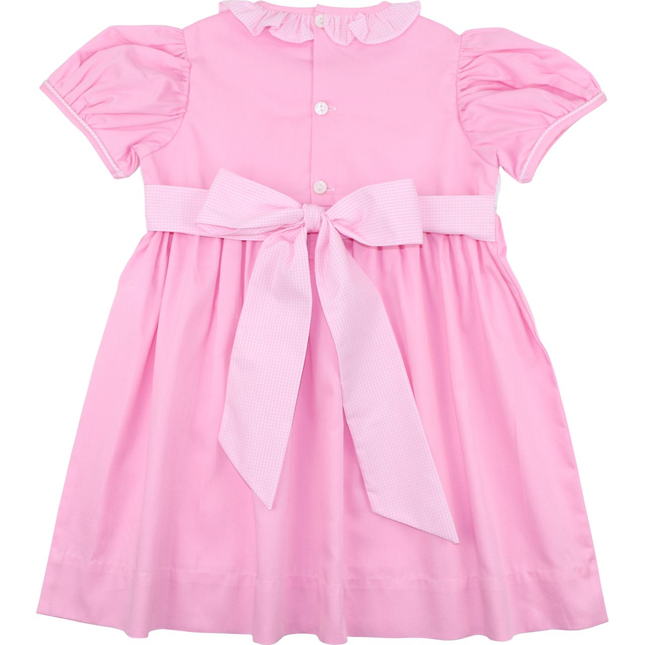 Pink Pique Custom Smocked Dress