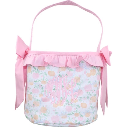 Pink Pumpkin Candy Bucket