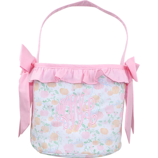 Pink Pumpkin Candy Bucket