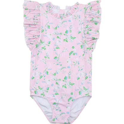 Pink Rose Vine Swimsuit