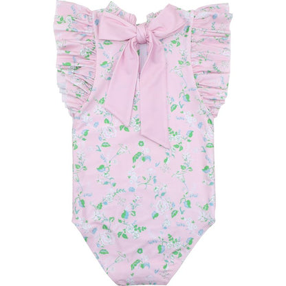 Pink Rose Vine Swimsuit