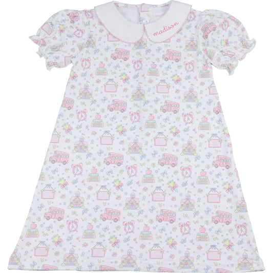 Pink School Bus Knit Dress