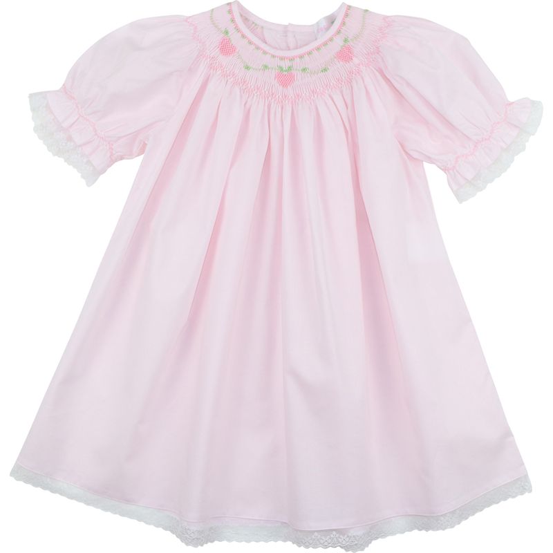 Pink Smocked Hearts Dress