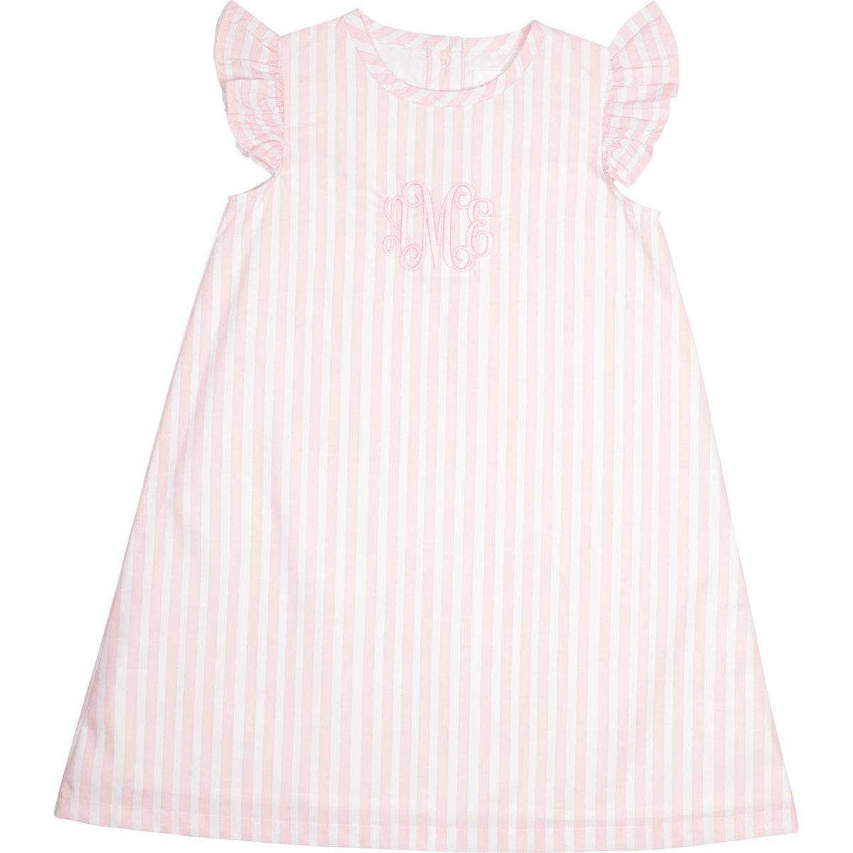 Pink Stripe A-Line Dress