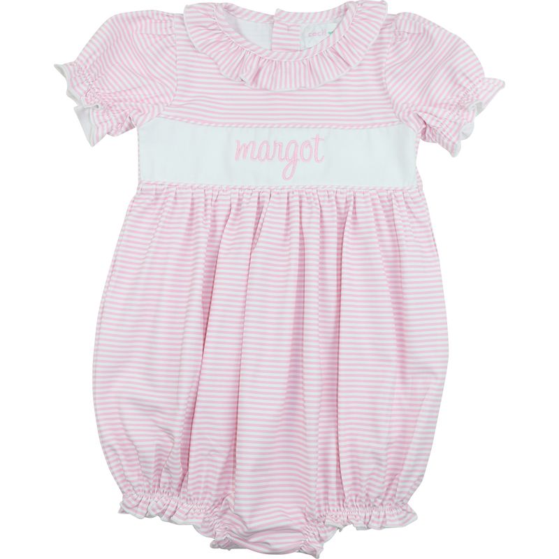 Pink Stripe Knit Bubble