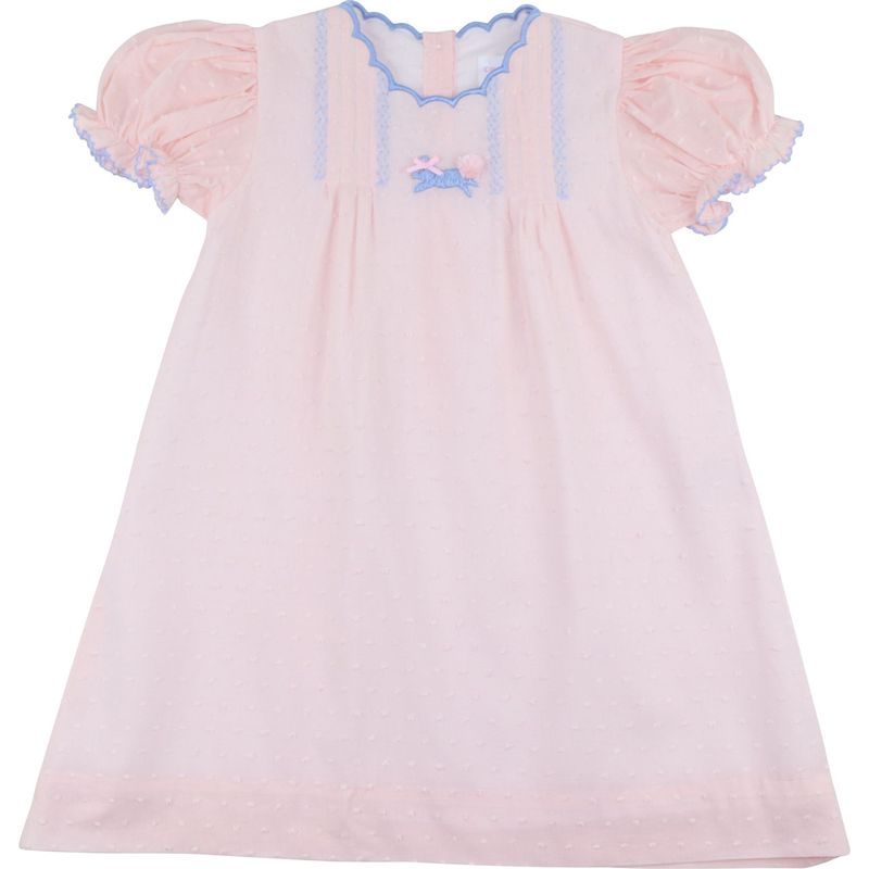 Pink Swiss Dot Bunny Dress