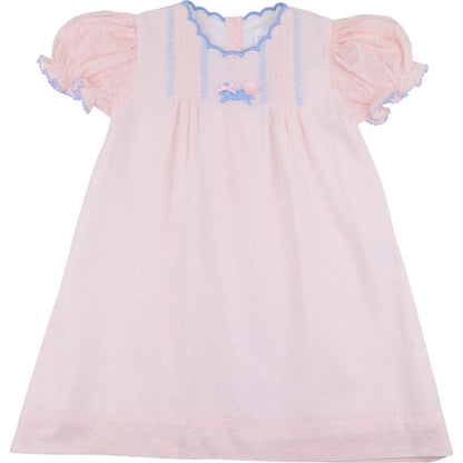 Pink Swiss Dot Bunny Dress