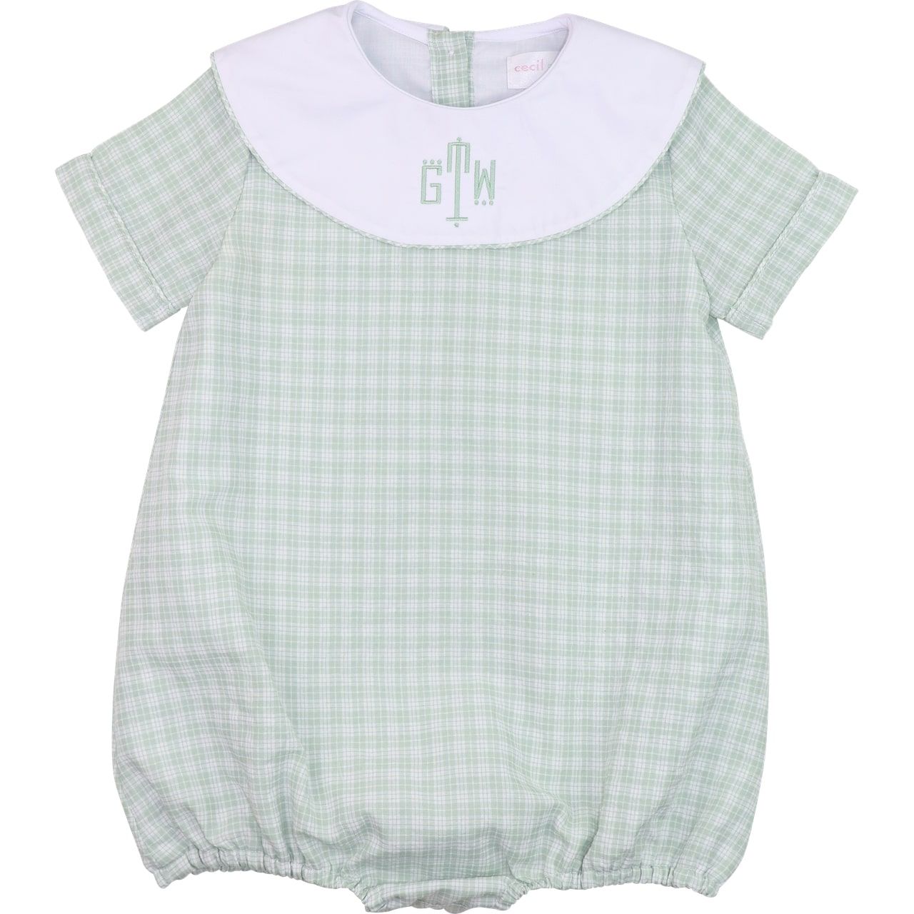 Plaid Seersucker Bubble