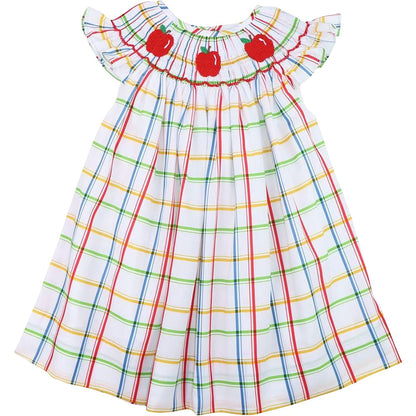 Plaid Smocked Apple Dress