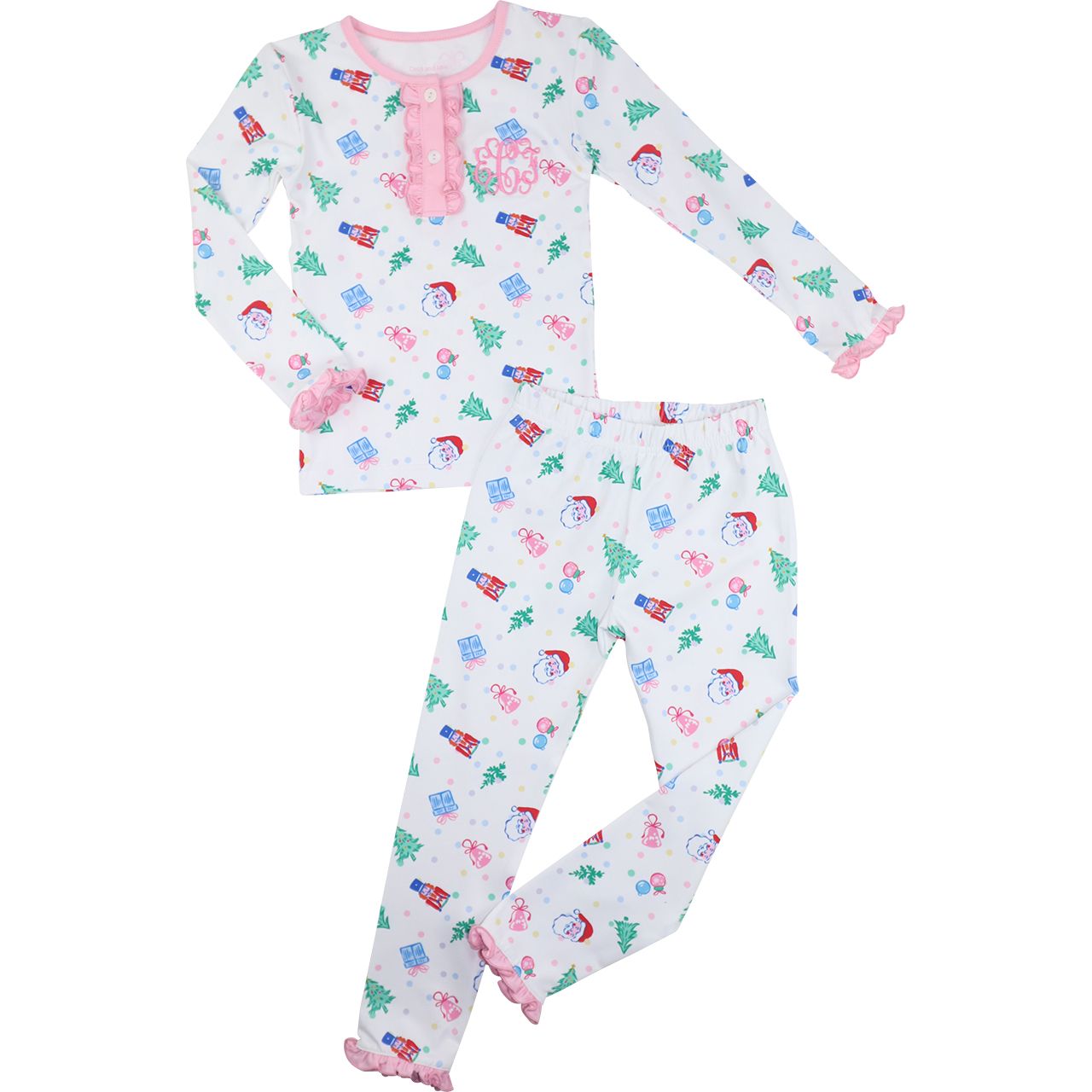 Preppy Santa Knit Pajamas