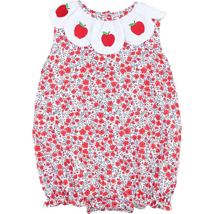 Red Floral Apple Bubble