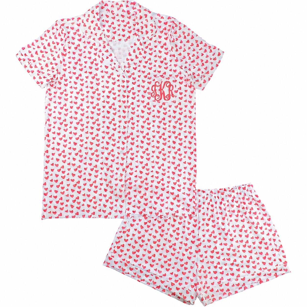 Red Heart Knit Pajamas1