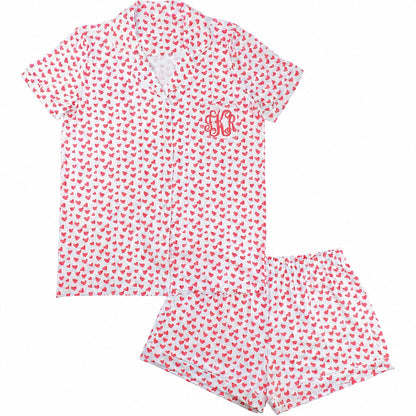 Red Heart Knit Pajamas1
