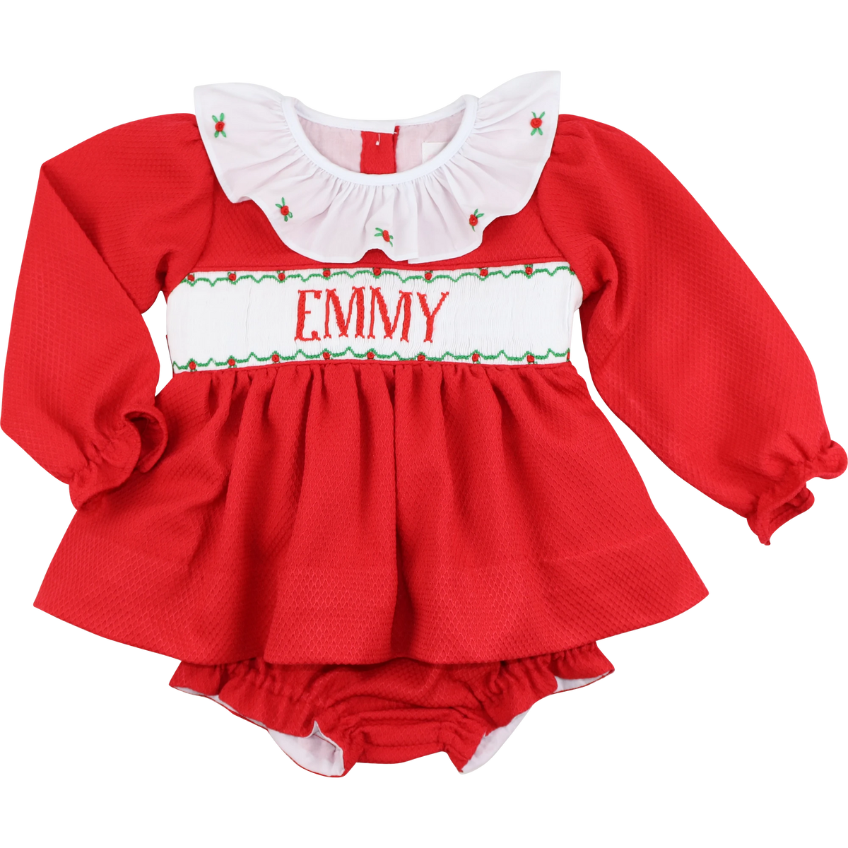 smocked infant christmas dresses Red Honeycomb Custom Diaper Set Size 2T Red cord bishop dress Sole Type:Rubber Sole SHEIN Floral White Summer colorgroup_orange_charcoal